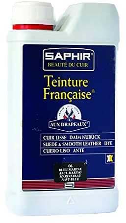 Saphir Französische Lederfarbe, flüssig, Burgunderrot, 500 ml