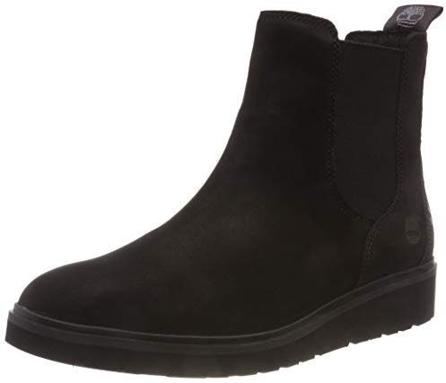 Timberland Ellis Street - Stivali Chelsea Donna, Nero (Jet Black Elko 1), 37.5 EU