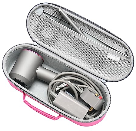 RLSOCO Travel Case for Dyson Supersonic Hair Dryer (Case Only) (Pink)