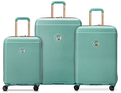 DELSEY Paris - Freestyle - Set mit 3 Hartschalenkoffern 55 cm/ 66,5 cm/ 76 cm - Mandel
