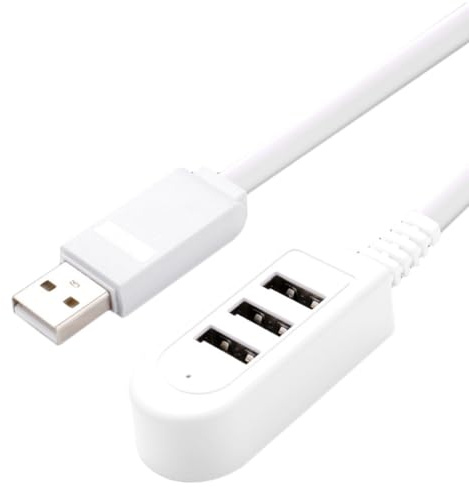 Powered USB 3.0 Hub 3a 0.25m Plastic White Mini Multi-port | Data Transfer Hub, Offline Charging, Desktop and Notebook Applications, Compact and Easy to Carry
