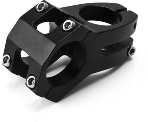 HOUSON Attacco manubrio per bicicletta, 31,8 mm, manubrio in lega di alluminio, per mountain bike, bici da corsa, BMX, MTB