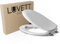LUVETT® Barrierefreier WC-Sitz C613 Senioren ohne Absenkautomatik, verstellbare Winkelpuffer, Öffnungswinkel 180° (Weiß ohne Absenkautomatik), Duroplast
