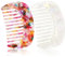 HJZHII Lot de 2 peignes bouclés à dents larges, 7,7 x 4,6 cm, 10 dents, pour boucles, portables, afro, grosses dents, sans poignée, pour femme