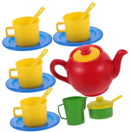 JOINPAYA Té De Plástico para Vajilla Miniatura Juguete De Casa De Té Accesorios De Cocina para Fiestas De