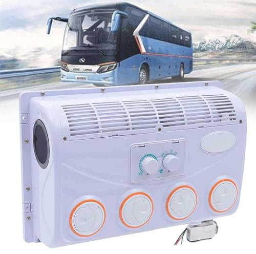 Evaporador De Aire Acondicionado For Autocaravana, Conjunto De Evaporador De 360° For Autocaravana, Aire Acondicionado For Camión De 12 V/24 V, 32 Núcleos De Aluminio, For Camiones, Autocaravanas Y Au