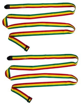 TOYANDONA Afrikanischer Trommelgürtel Schlagzeugzubehör 2 Stück Verstellbare und Ersatz für Trommelgurte aus Baumwolle Sicherer Sitz für Djembes für Afrikanische Trommeln