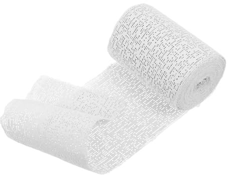 HORIALENCE 1 Rotolo Paesaggio Panno di Gesso Fai da Te Bende di Garza di Gesso Panno in Gesso Scultura Intonaco Fuso di Pancia Materiali per Stampo per Il Corpo Bende di Gesso Bianca