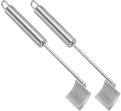 2/3 piezas de acero inoxidable herramienta peladora manual de maíz con mango cómodo para extracción de granos de cocina, separadores manuales de granos de maíz