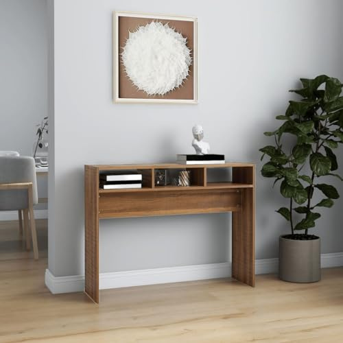 CIOURSTO Tavolo da Console - Arredamento per la Casa Accessori per Mobili Soggiorno Divano Tavolo Laterale Adatto a Soggiorno, Corridoio e Ufficio (105×30×80cm)