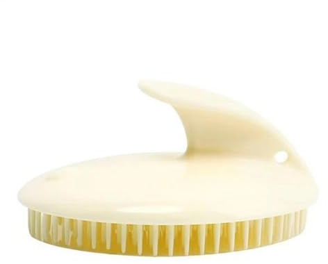 Masajeador Capilar Exfoliante Manual Para El Cabello Mojado Y Seco | Cepillo de Champú Masajeador con Cerdas Masajeador de Ducha Portátil Peine Exfoliante para Hombres y Niño