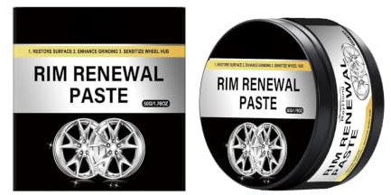 Pasta Reparadora de Llantas All-in-One Wheel Care & Restoration | Contra Arañazos y Rozaduras, Pulidor para Llantas de Aleación, Para Llantas Cromadas, Para Llantas Pintadas