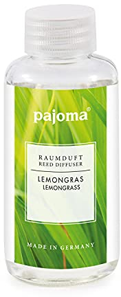 pajoma® Raumduft Nachfüllflasche 100 ml, Lemongras | Nachfüller für Lufterfrischer | intensiver und hochwertiger Duft in Premium Qualität