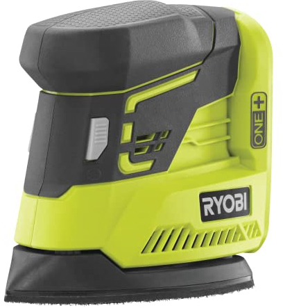 RYOBI - Ponceuse triangulaire 18V - diamètre d'oscillation 1,8 mm - patin 100 x 140 mmm - 22 000 osc/min - Livrée avec 6 abrasifs - R18PS-0