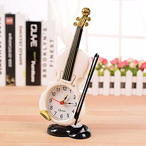 dongzhifeng Alarm Clocks Bedside Non Tickingbedside Mainpoweredbattery Operatedretro Clockoffice Decorationdesk Small Home Clock White
