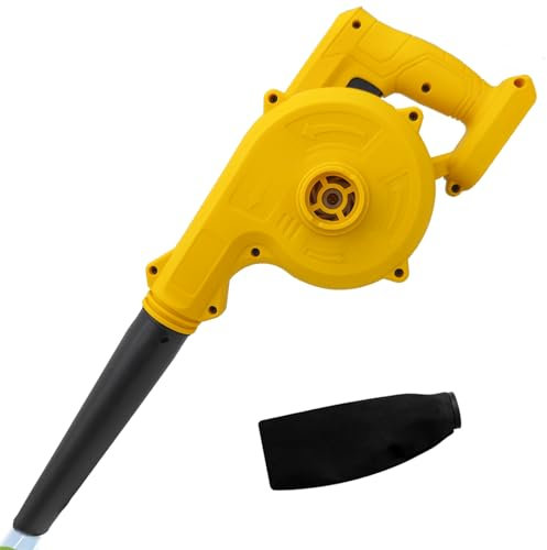 Cordless Leaf Blower, Compatible with Dewalt 18V/20V Battery, 2-in-1 Electric Leaf Blower for Lawn Care,Snow Blow, Yard Clean (No Battery)