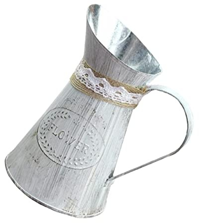 UPKOCH Seau Fer Style Européen Rustique Pot De Fleurs pour Décoration De Jardin Intérieur