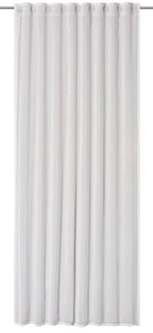Elbersdrucke Tenda con passanti nascosti Air 00 bianco, semitrasparente, 255 x 140 cm, 201791, per soggiorno, camera da letto, cucina, corridoio, cameretta dei bambini
