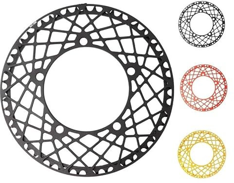 TRgqify-KM Faltrad Kettenblatt 130 Bcd Krone 53 56 58 Zähne Fahrrad Kettenblatt BMX Kettenrad Rotor Kurbelgarnitur Radfahren Dish Crown (Size : LP Red 56T)