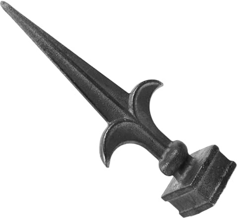 Uonlytech Spearhead Accessories Decorative Metal Fence Finials Garden Fence Post Caps Supply Easy Installation Durable Design