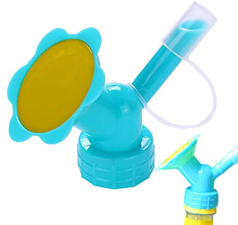 Gacqpli Aspersor de tapón de botella - Aspersor de doble cabeza con tapón de botella, dispositivo de riego de jardín para plantas de plántulas en interiores