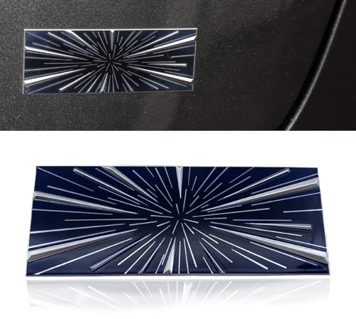 TSTESE Performance Badge Emblem Kompatibel mit Tesla Model 3 Y X S Cybertruck Roadster Highland Plaid Außen Heck Kofferraum Zubehör Aufkleber Aufkleber Dekorationen Trim Decor Motor Modifikation
