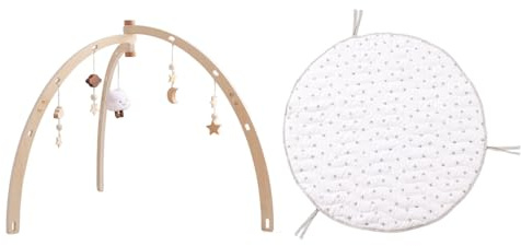 Spielstudio aus Holz, sensorisches Spielset für Kinder, Stange für interaktive Aktivitäten mit Spielzeug | Spielzimmer aus Holz für den Innenbereich