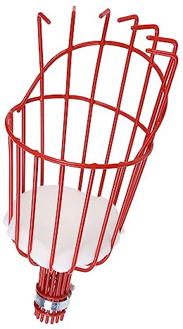 Gatuida Fruit Picker for Broom Pole Picker Basket Resilient Bottom Grab Tug Construction