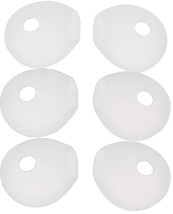 3 paia di gommini di ricambio in morbido silicone per auricolari in-ear