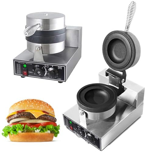 Burgermaker Elektrisch Hamburgerpresse Elektrische Burgerpresse, Antihaft-Eiscreme-Burgerpresse für Zuhause, 1200-W-Makerform, kommerzielle Pressmaschine, kommerzieller Burgerwärmer, 110 V