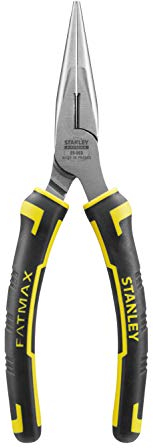 Stanley Max Steel Long Nose Plier 160Mm 089 869, Black/Yellow