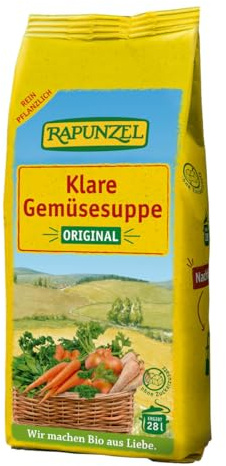 Rapunzel, Brodo vegetale in polvere bio, senza zuccheri, 500g