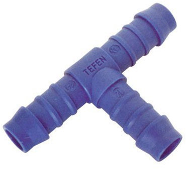 5mm 3/16 T PIECE TEFEN PLASTIC NYLON BARBED TUBING CONNECTOR EQUAL FUEL RUBBER PIPE JOINER HOSE INLINE REPAIR