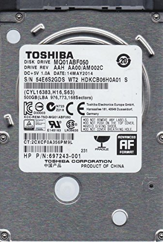 Toshiba MQ01ABF050-500GB 5400RPM 8MB 7MM SATA - Warranty: 1Y
