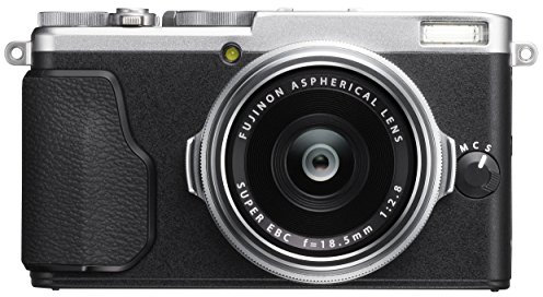 Fujifilm X70 Fotocamera Digitale da 16 Megapixel, Sensore APS-C X-Trans CMOS II, Obiettivo 18.5 mm, f/2.8, Schermo LCD 3 Touch Screen Orientabile a 180°, Otturatore Centrale, Argento