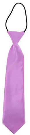 Lila barnslips - elastisk slips redan knuten - slips pojke bröllop dop