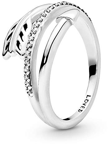 PANDORA Kreisförmiger Pfeil Ring aus Sterling-Silber mit Cubic Zirkonia aus der PANDORA Moments Kollektion, Größe: 52, 197830CZ-52