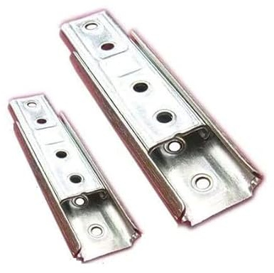 Just Accessories Set di 2 staffe di fissaggio a parete per testiera del letto nascoste, connettori per mobili (1 coppia)