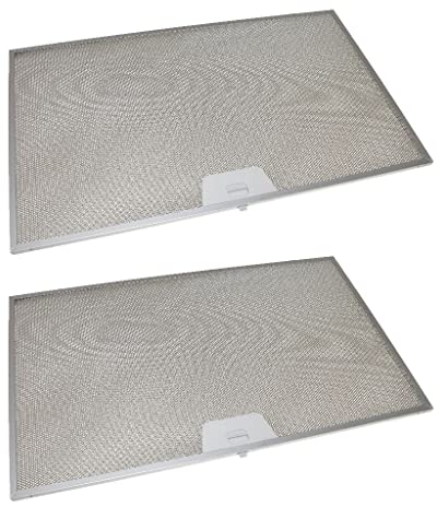 Ufixt 2 x Cooker Hood Metal Mesh Grease Filter for Kitchen Extractor Fan Vent 506mm x 300mm