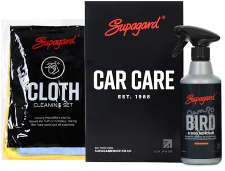 Supagard Bird Poo Remover for Cars – 500ml Spray | Bird Dropping & Insect Cleaner | Safe on Paintwork, Glass & Trim