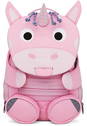 Affenzahn Großer Freund Kindergartenrucksack für 3-5 Jährige Kita Verspielt Funktional 8L Volumen - Einhorn - Rosa