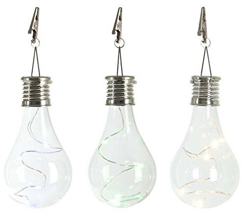 Light Lamp Garden Rotatable Bulb Solar Waterproof Camping LED Outdoor Hanging LED light Mini String Lights for Bedroom Plug in