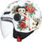 Motorradhelm, Jethelm, ECE-geprüft, La Betty, Weiß, Größe XS (53/54), Motorradhelm für Herren, Damen