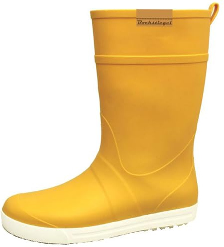 Bockstiegel Damen Gummistiefel Silke halbhoher Regenstiefel, Farbe:gelb/weiß, Größe:36 EU