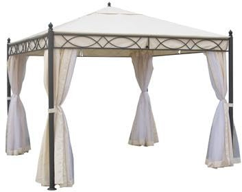 GAZEBO 3X4 LA PAGODA CON TENDE LATERALI ELEGANTE E RESISTENTE