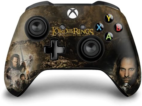 Head Case Designs Offizielle The Lord of The Rings The Return of The King Haupt Darsteller Posters Vinyl Haut Gaming Aufkleber Abziehbild Abdeckung kompatibel mit Xbox One S/X Controller
