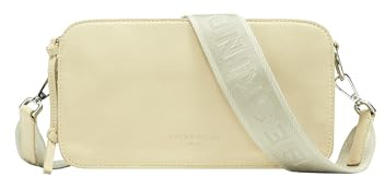 LIEBESKIND Berlin Umhängetasche „Clarice M“ I Schultertasche Leder Damen | Crossbody Bag mit verstellbaren Schulterriemen I Fächer mit Reißverschluss und Knopfverschluss