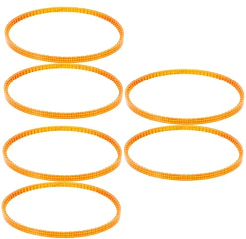 Garneck 6pcs Cotton Candy Maker Belts Reusable Indoor Candy Making Accessory Sturdy Cotton Maker Supplies Belts for Portable Machines