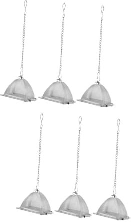 Amosfun 6pcs Multi-Functional Tea Filters Metal Tea Strainer Infuser for Loose Easy Clean