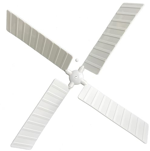 Garden Windmill Replacement Sails. Ref: GIANT - with WHITE centre boss. | ONLY replace with same colour centre either WHITE or RED - see other listings. Genuine Windmill-Blades / Fling Promotions.
